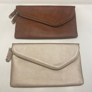 brown and gold clutch!